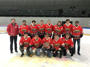 Mannschaftsfoto EHC Saas-Almagell Dragons