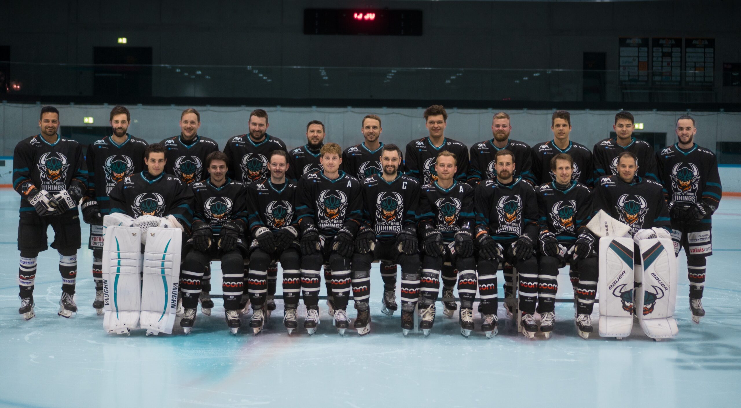 Mannschaftsfoto EHC Brig Vikings